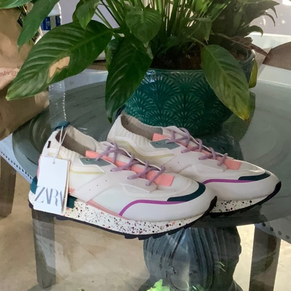 ZARA rainbow shoes